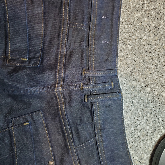 Zara Denim Rules by TRF Baggy Dark Blue Jeans High Rise - Picture 10 of 11